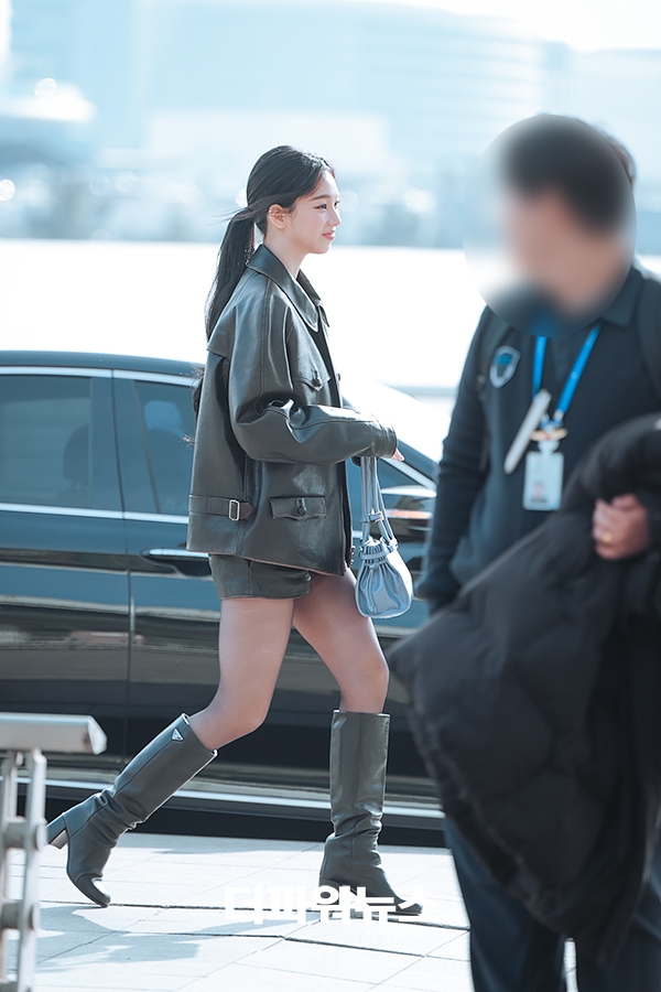 에스파 카리나, 인천국제공항 출국