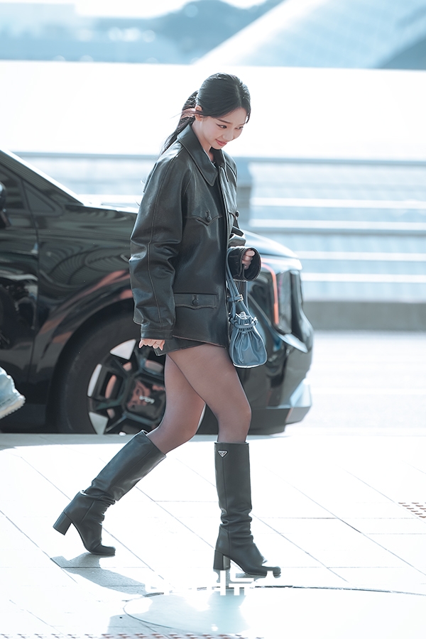 에스파 카리나, 인천국제공항 출국