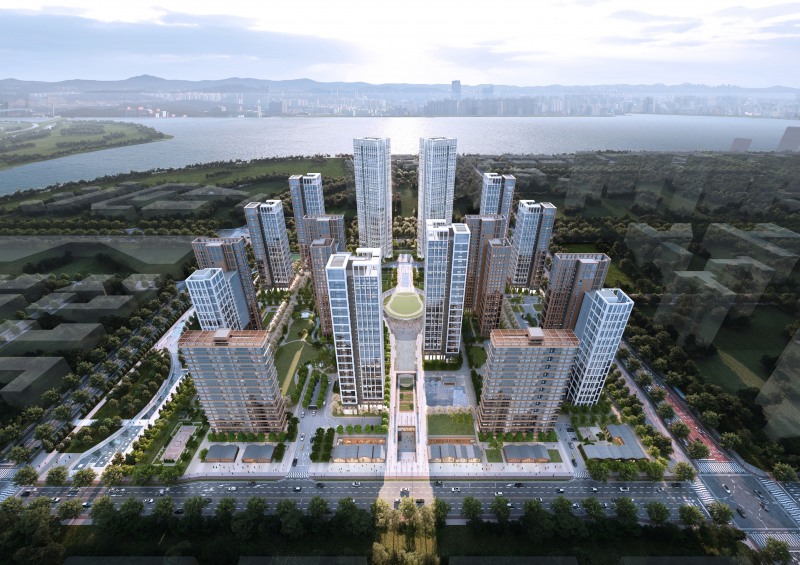 송도 글로벌타운 사업 예상 조감도