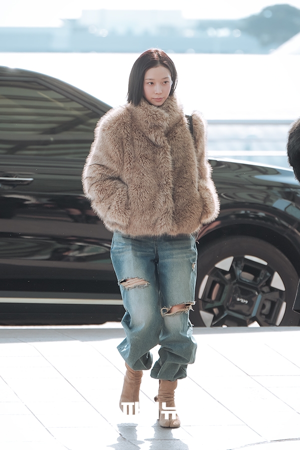 에스파 윈터, 인천국제공항 출국