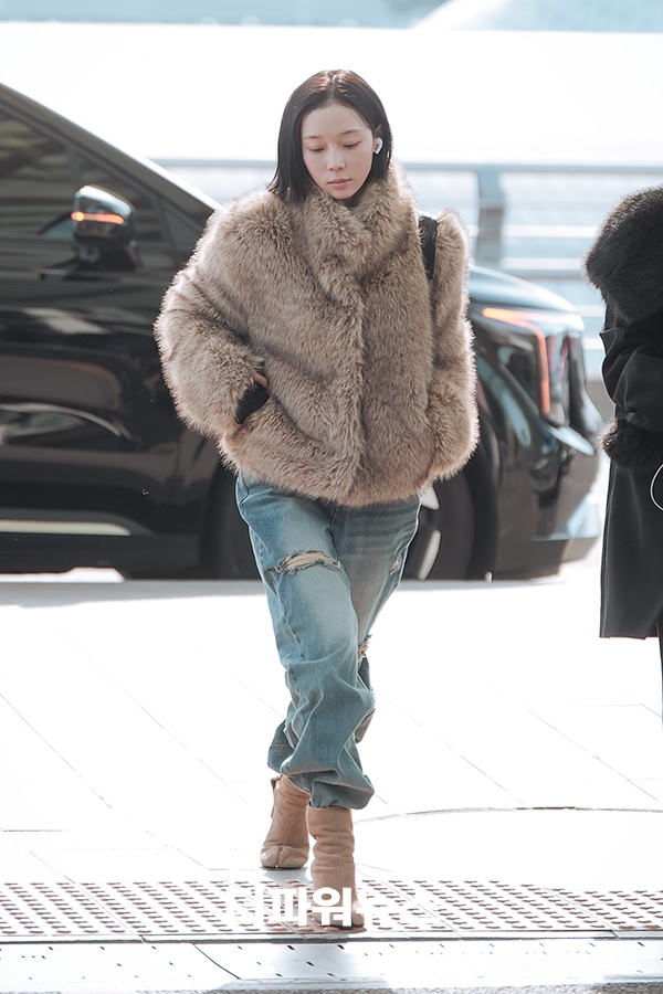 에스파 윈터, 인천국제공항 출국