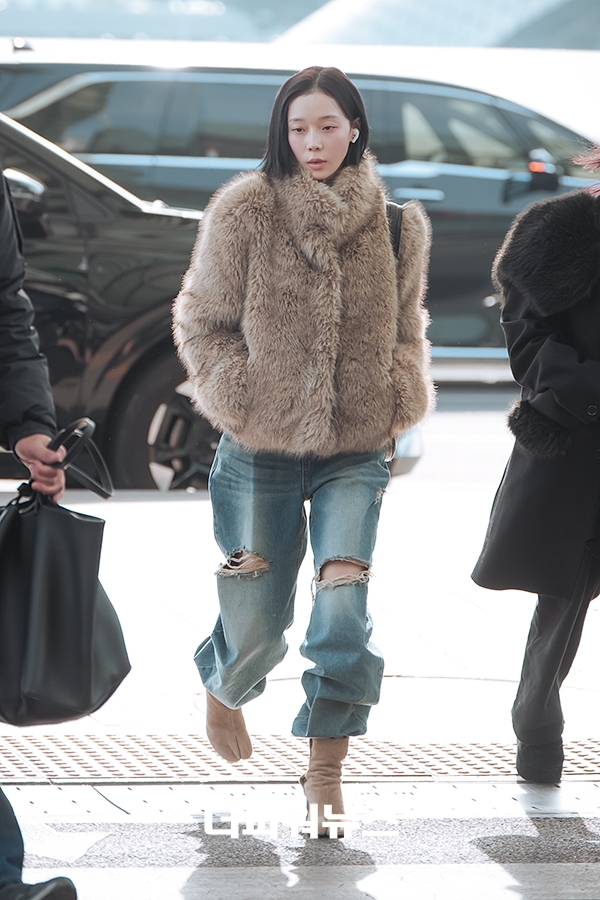 에스파 윈터, 인천국제공항 출국