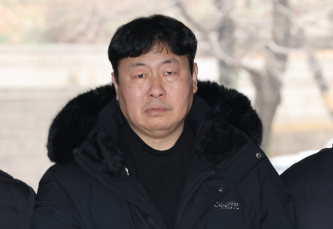 세종호텔 '복직농성' 고진수 지부장 구속 심사.(사진=연합뉴스)