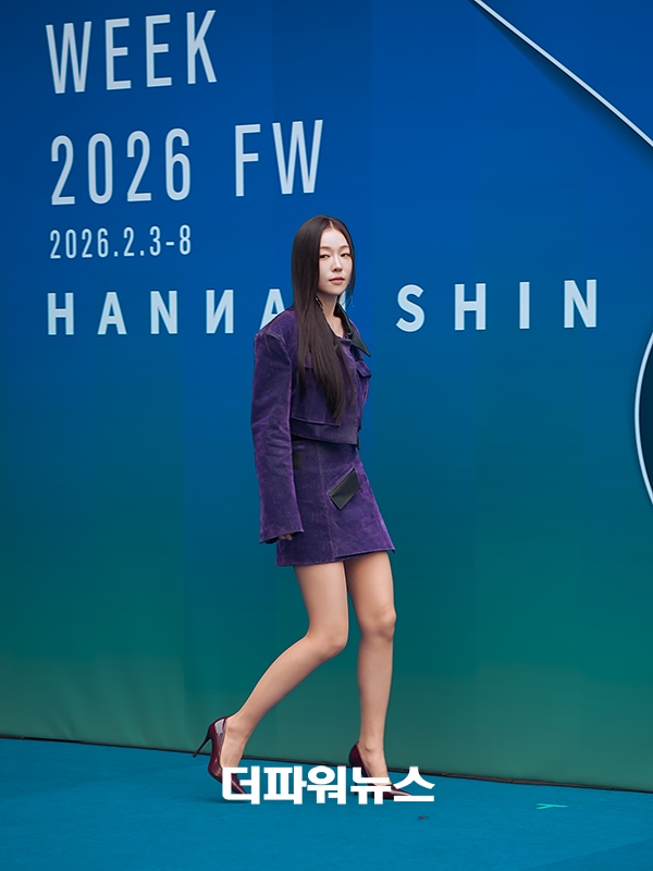 송지우, '2026 F/W 서울패션위크' 한나신 컬렉션