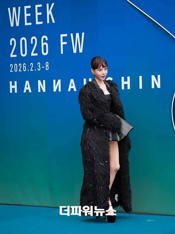 이열음, '2026 F/W 서울패션위크' 한나신 컬렉션