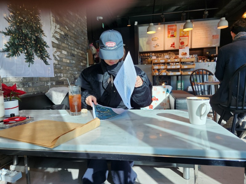 부친의 억울함을 탄원한 딸 인터뷰 사진