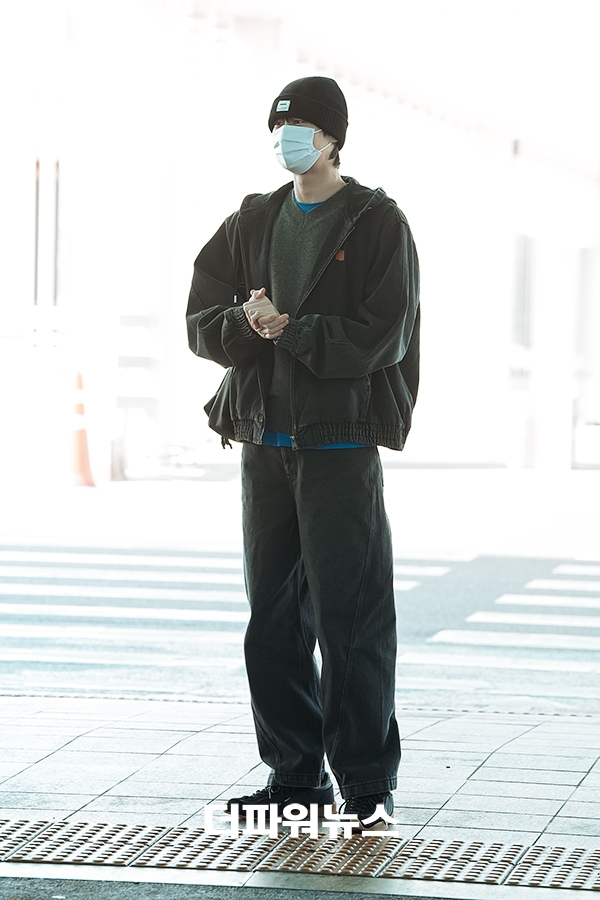 변우석, 인천국제공항 출국