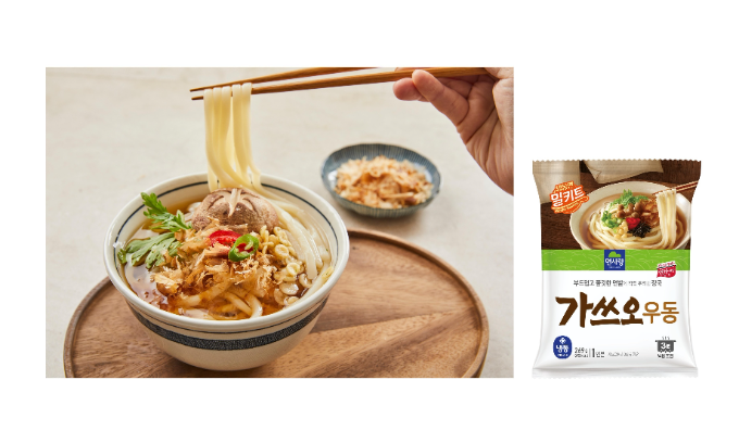 면사랑, 가격 부담 낮춘 실속형 냉동면 밀키트 가쓰오우동 출시