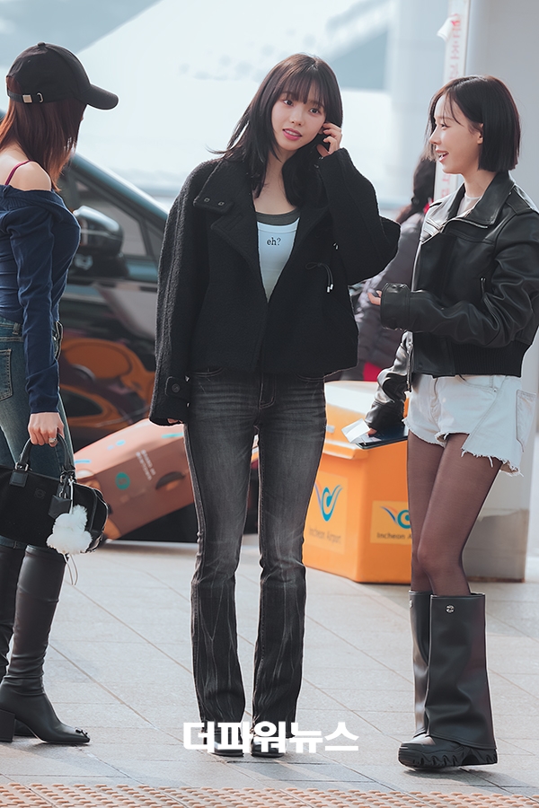 에스파 카리나, 인천국제공항 출국