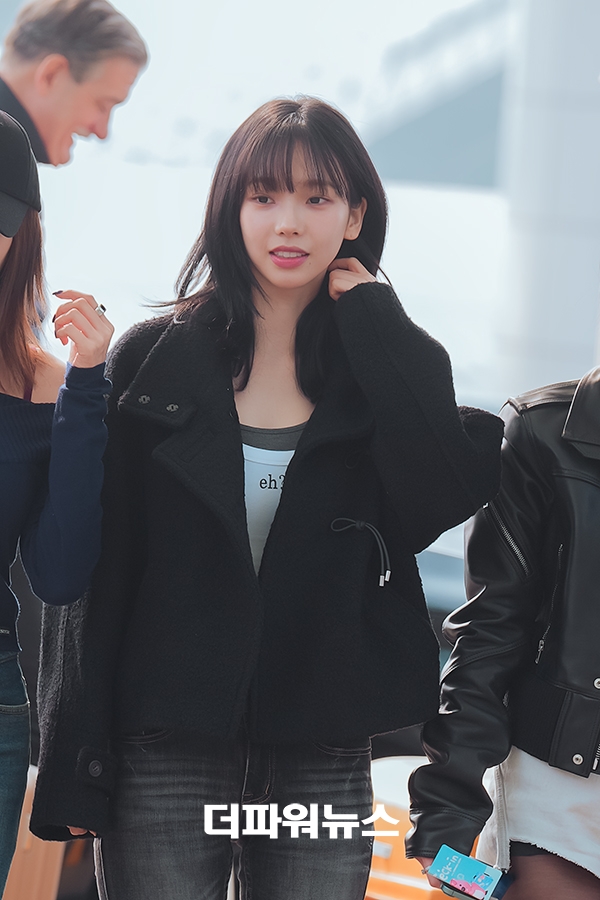 에스파 카리나, 인천국제공항 출국