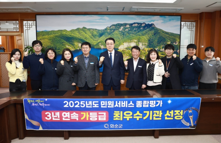 2025년 민원서비스 종합평가 최우수 ‘가’ 등급 수상