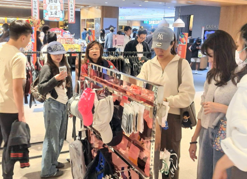 젝시믹스, 대만 타이중 백화점 팝업 오픈