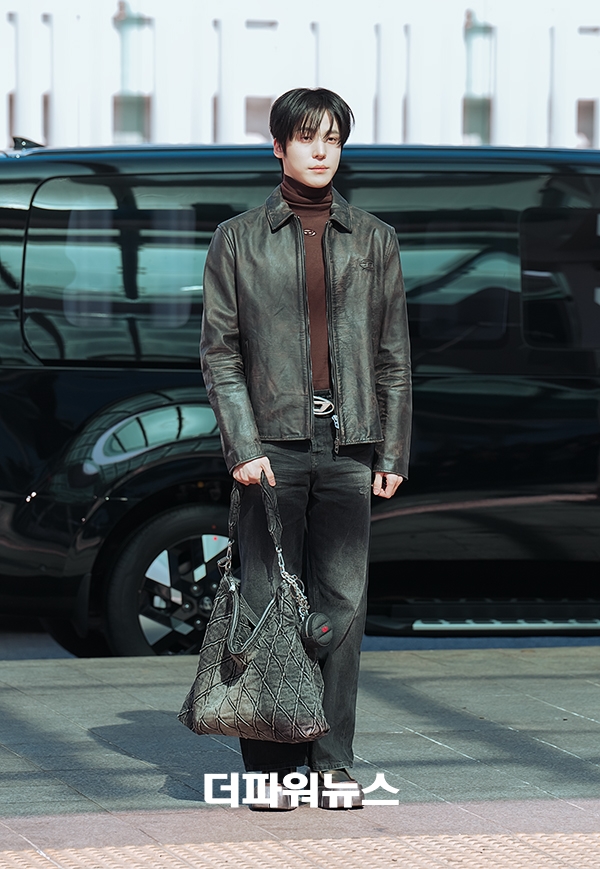 에이티즈 윤호, 인천국제공항 출국