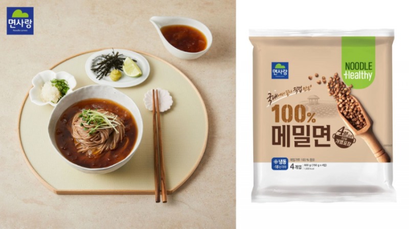 면사랑 메밀과 물만 사용한 100%메밀면 출시