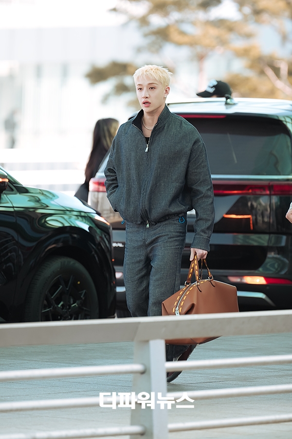 스트레이 키즈 방찬, 인천국제공항 출국