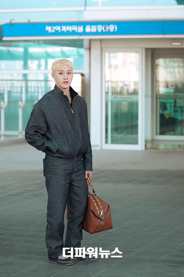 스트레이 키즈 방찬, 인천국제공항 출국