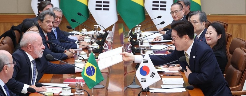 이재명 대통령과 룰라 대통령 확대회담(사진=연합뉴스)