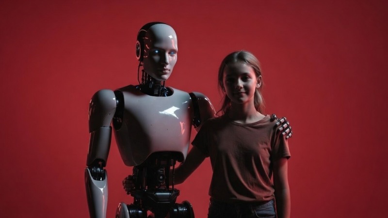 <사이콜로지 투데이(Psychology Today)>에 기고한 소아청소년과 전문의 엘리자 험프리스(Eliza Humphreys, M.D., MPH.)의 글과 커먼센스 미디어(Common Sense Media) 조사에 따르면, 미국 청소년의 72%가 동반자형 AI를 사용한 경험이 있으며 약 13%는 정신건강 관련 조언을 AI에 의존하는 것으로 나타났다. 전문가들은 AI가 제공하는 '가짜 친밀감'이 청소년의 뇌 발달 특성과 맞물려 심리적 애착과 정서 왜곡을 심화시킬 수 있다며, 부모의 적극적인 관심과 제도적 안전장치 강화가 시급하다고 강조했다. / 이미지 디자인=로이슈 AI 디자인팀(*본 이미지는 기사 내용의 이해를 돕기 위해 AI로 생성한 것입니다.)