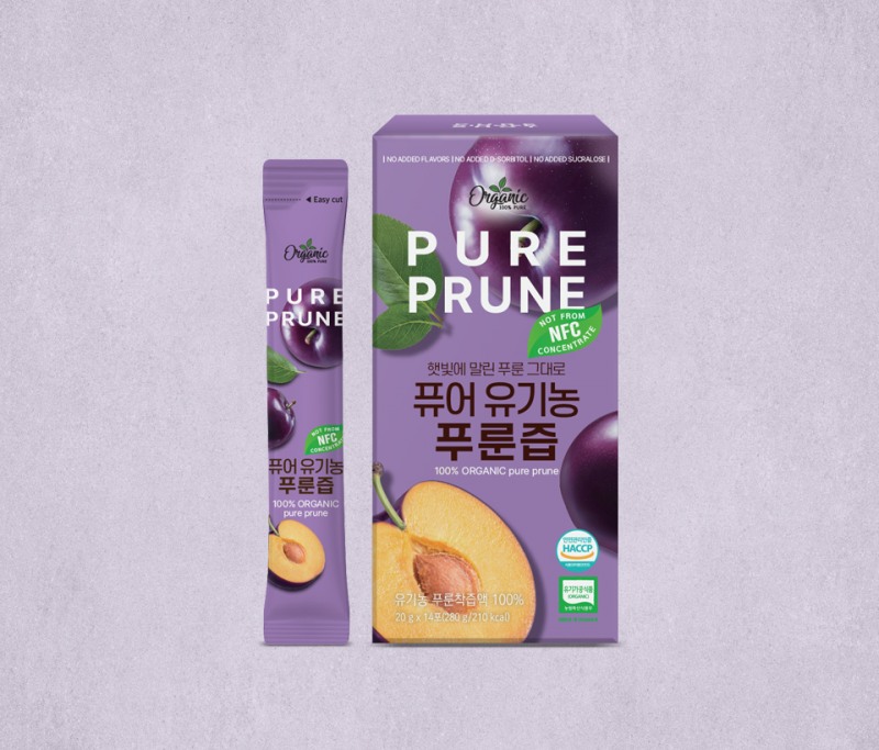 천호엔케어 100% 유기농 푸룬 착즙액 퓨어 유기농 푸룬즙 출시