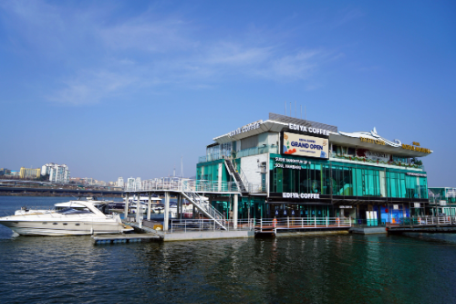 이디야커피, 잠원한강공원 '로얄마리나 한강점' 열어