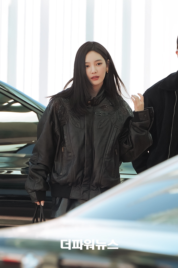 에스파 닝닝, 인천국제공항 출국