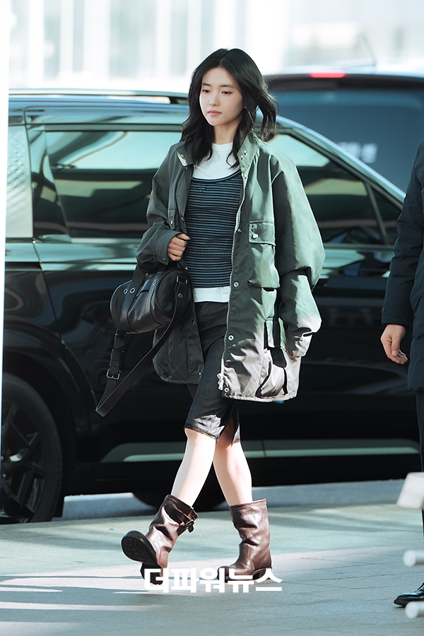 김태리, 인천국제공항 출국