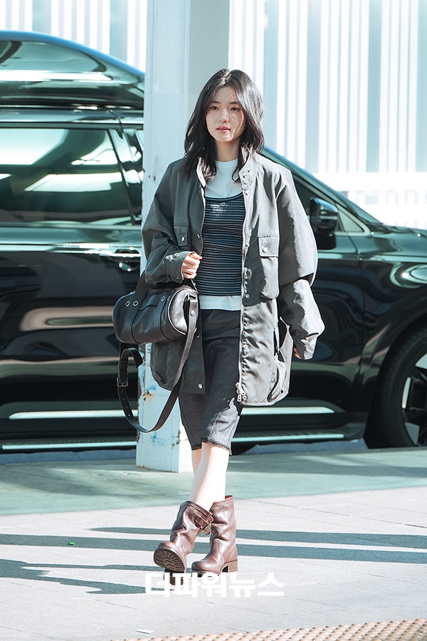 김태리, 인천국제공항 출국