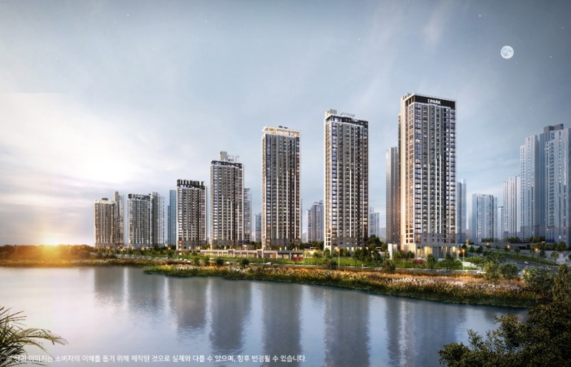 천안 아이파크 시티 5·6단지 투시도.(사진=HDC현대산업개발)