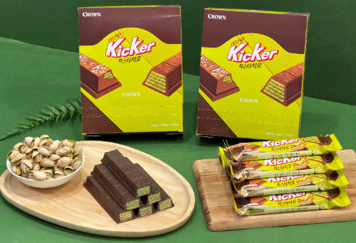 크라운제과, '키커바 피스타치오' 출시…MZ 겨냥 스페셜 에디션