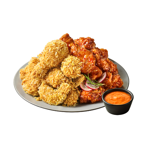 bhc, '콰삭킹X스윗칠리킹 반반' 한정 출시