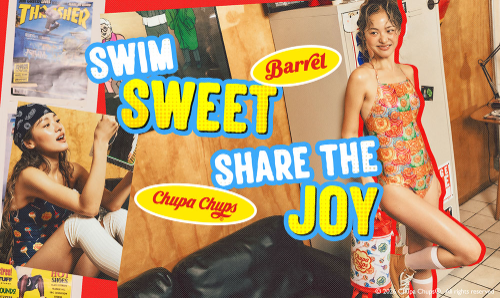 배럴, 츄파춥스와 협업한 수영복 컬렉션 출시