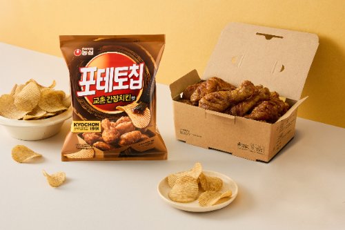 교촌에프앤비 창립 35주년 기념 농심 협업 포테토칩 출시