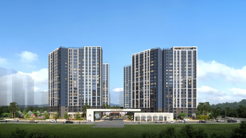 호반써밋 시흥거모 B1블록 투시도.(사진=호반건설)