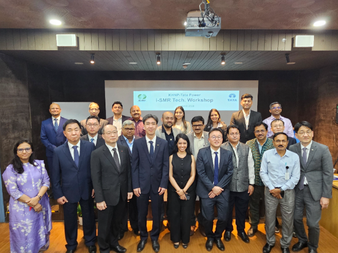 한수원, 인도 타타파워와 SMR 기술 워크숍 개최