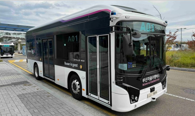 부산자율주행버스.(제공=부산시)