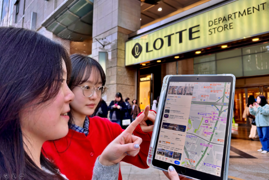 롯데백화점, 중국 플랫폼 '고덕지도'·'따종디엔핑'에 공식 채널 개설