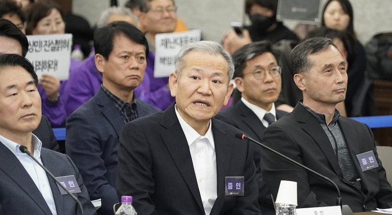 질의에 답하는 이상민 전 장관(사진=연합뉴스)