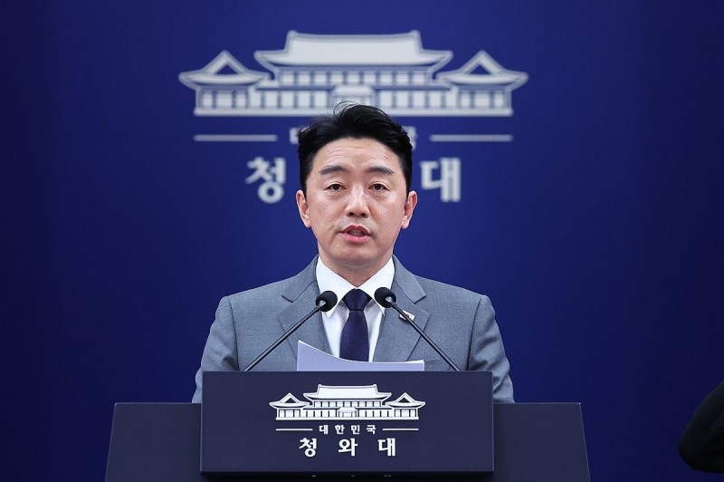 강훈식 비서실장, UAE 특사방문 브리핑(사진=연합뉴스)