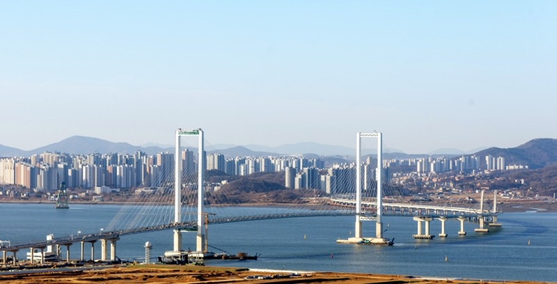 청라하늘대교 전경 이미지