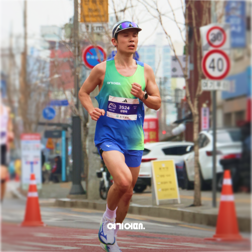 여기어때, 시각장애인 마라토너 김정하 선수 후원