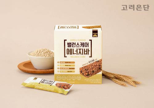 고려은단 단백질과 식이섬유 함유한 밸런스케어 에너지바 출시