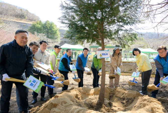 순천시, 제81회 식목일 기념 나무심기
