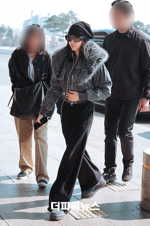 에스파 지젤, 김포국제공항 출국