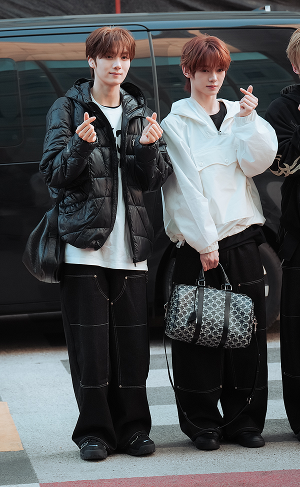 투어스 영재-한진, KBS 2TV ‘불후의 명곡’ 출근길