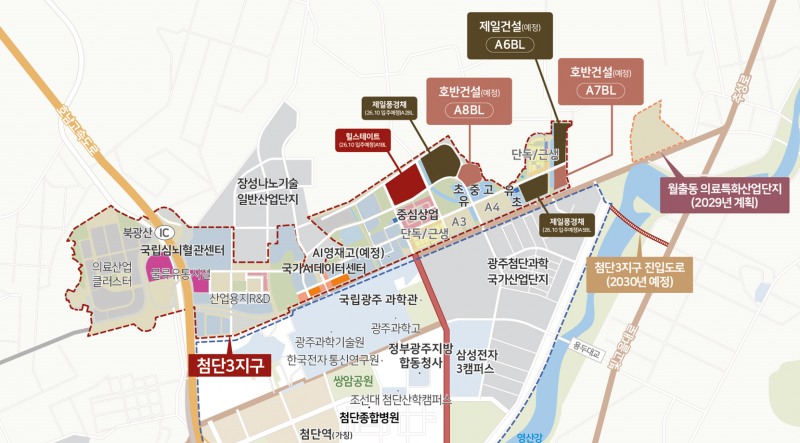 첨단3지구 광역도.