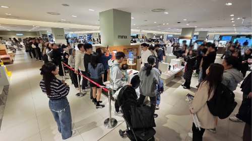 미닉스, 신세계 부산 센텀시티점 입점 흥행