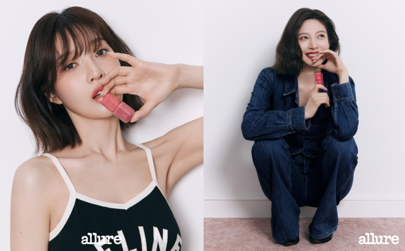 투쿨포스쿨, 조이와 함께한 '스웨이 립 벨벳' 화보 공개