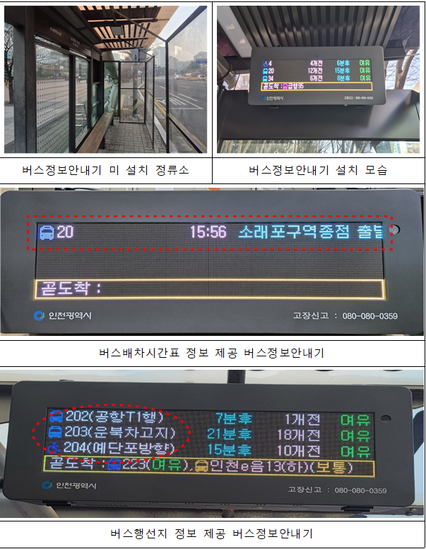 설치 모습 / 인천시