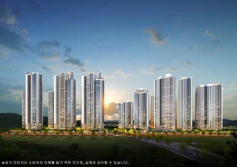 도안자이 센텀리체 통합투시도.