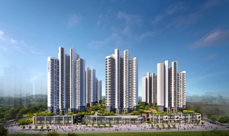 검단호수공원역 파라곤 투시도.(사진=동양건설산업)